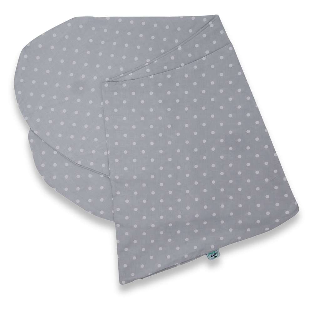 pic Bear Ersatzbezug Stillkissen Medium 170 cm, Spots grau