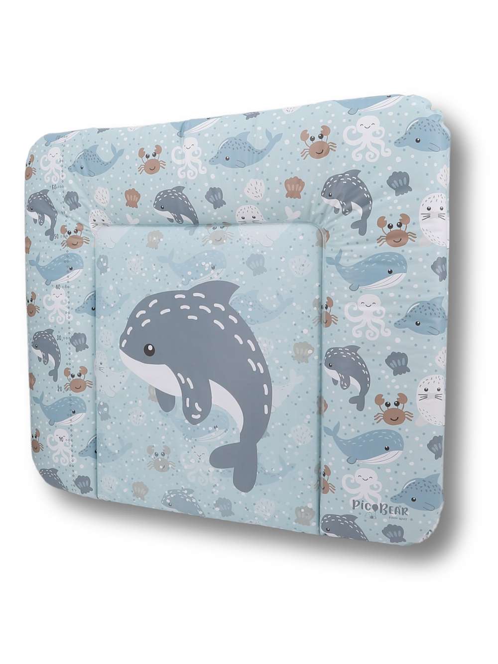 607-A124 pic Bear weiche Wickelauflage HONEY 85 x 72 cm, Sealife