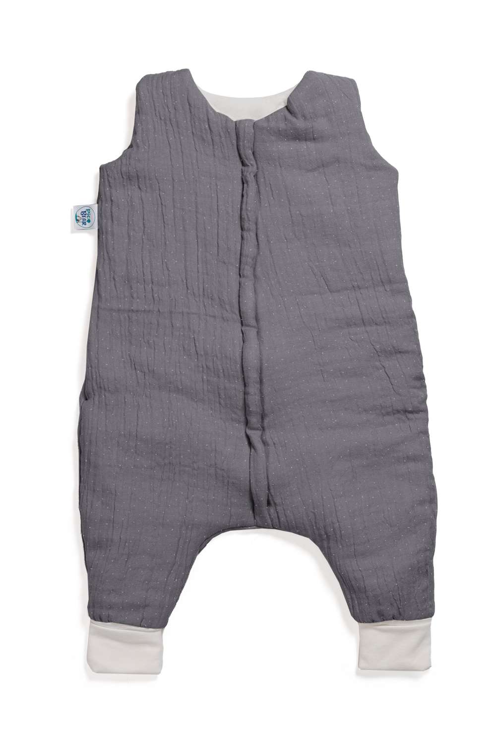 pic Bear Baby Jumper Schlafoverall Gr. 80 cm, granit Musselin, 80