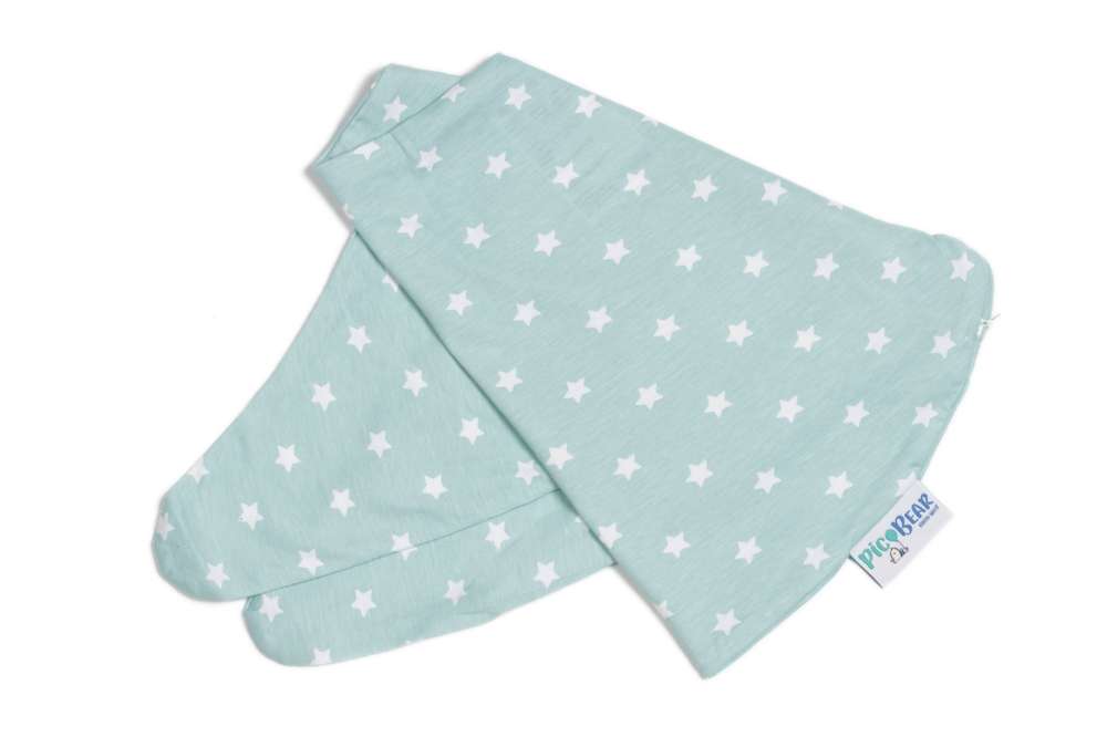 pic Bear Ersatzbezug fuer Stillmond, Sterne celadongruen Jersey