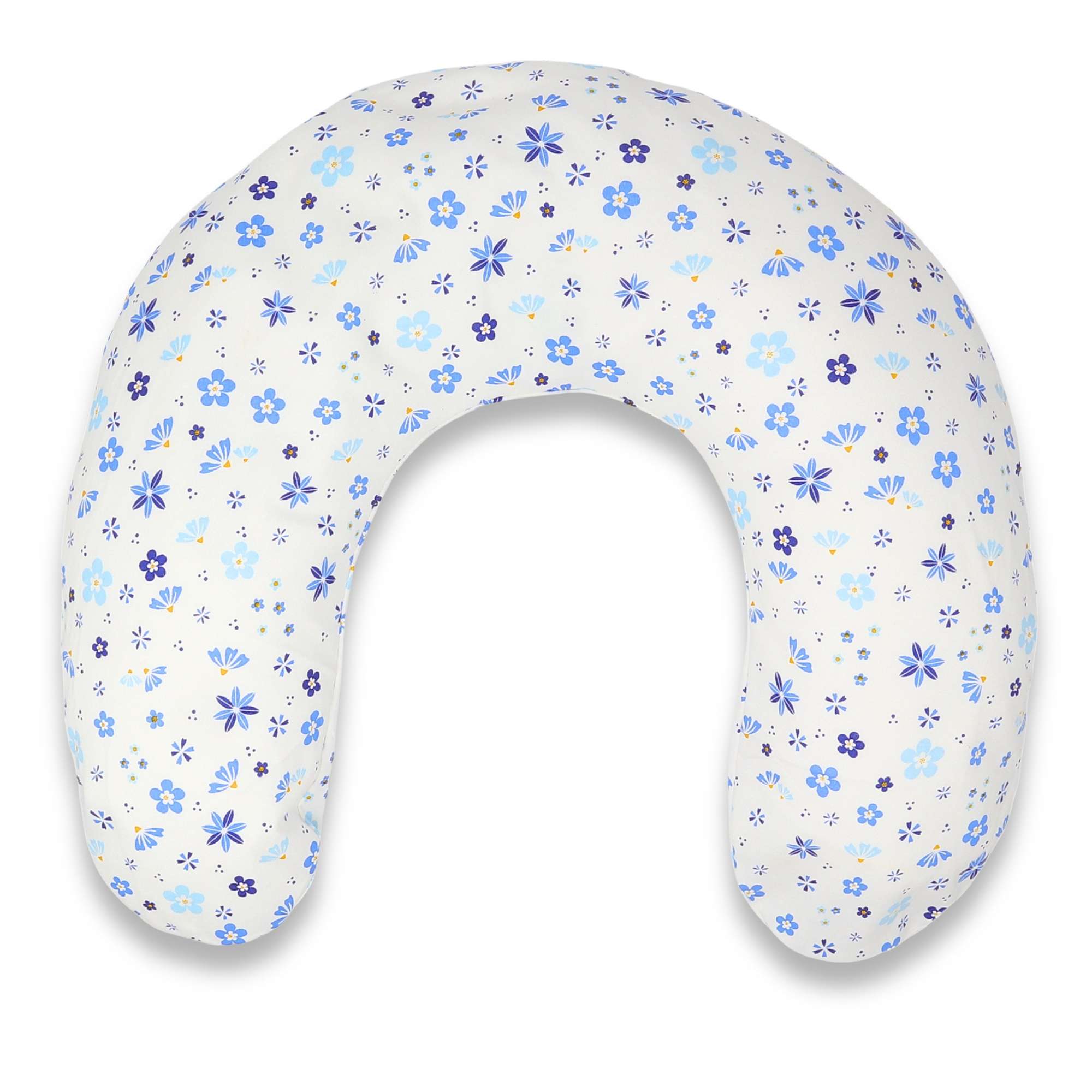 pic Bear Nackenkissen 100 cm x 21cm, ergonomisch - anschmiegsam, Flower blue