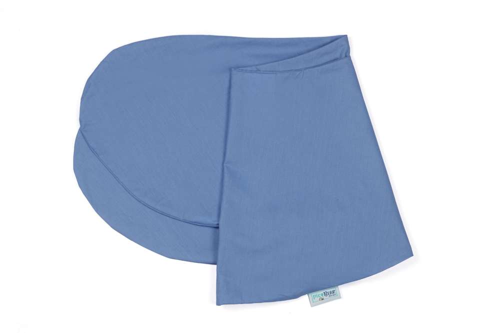 600-E-309 pic Bear Ersatzbezug Stillkissen Medium 170 cm, Pazific-blue