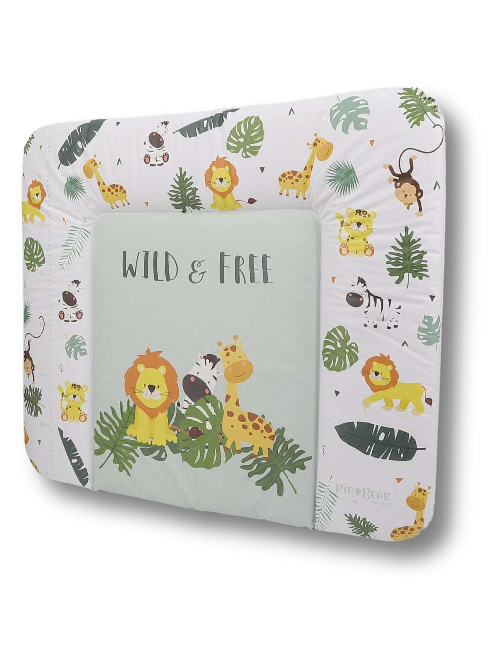 607-A121 pic Bear weiche Wickelauflage HONEY 85 x 72 cm, Wild - Free
