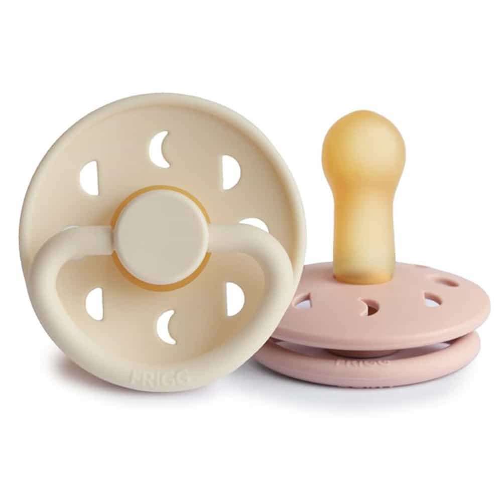 FRIGG Kirsch-Schnuller aus 100% Natur, Blush/Cream
